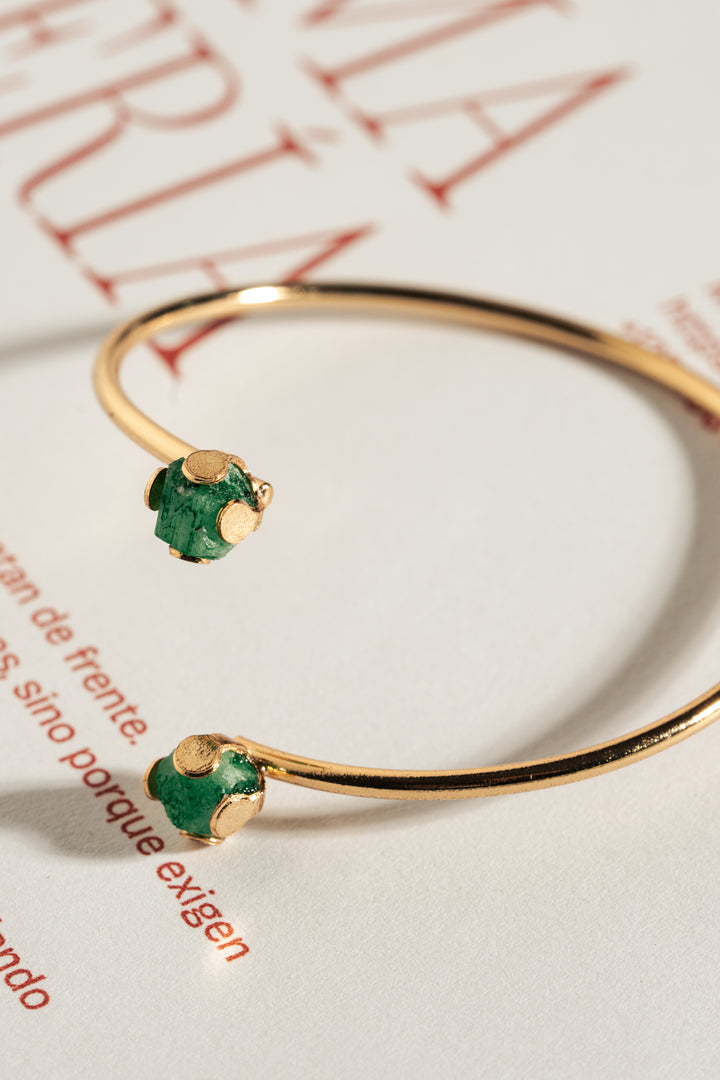 Pulsera Brazalete Umbral de Esmeralda