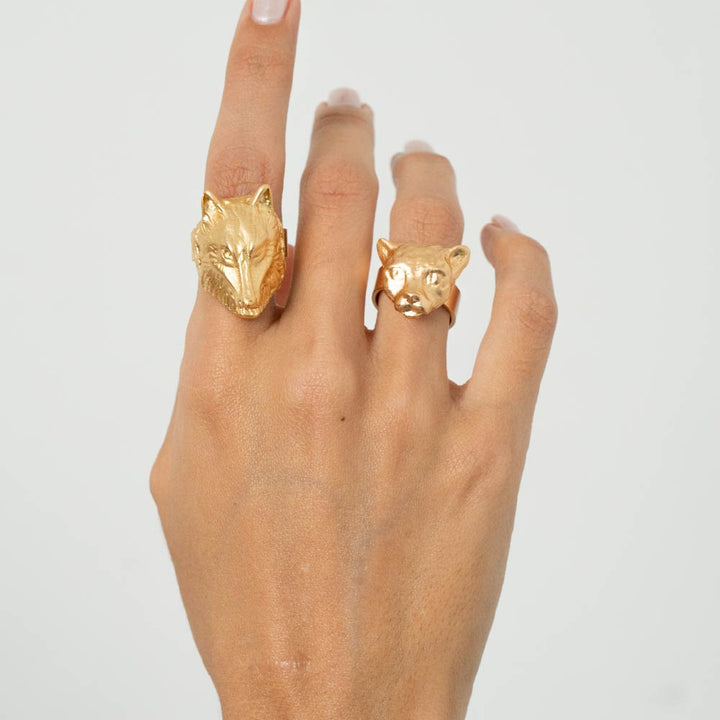 Anillo Zarpa Dorado