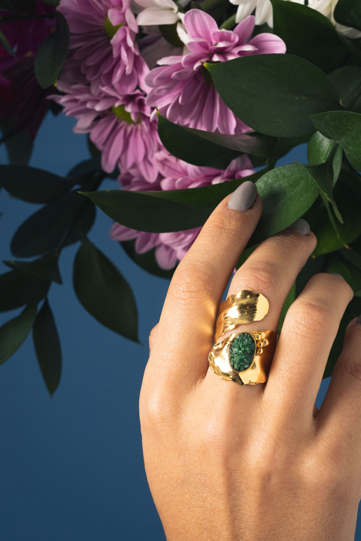Anillo Noria Dorado