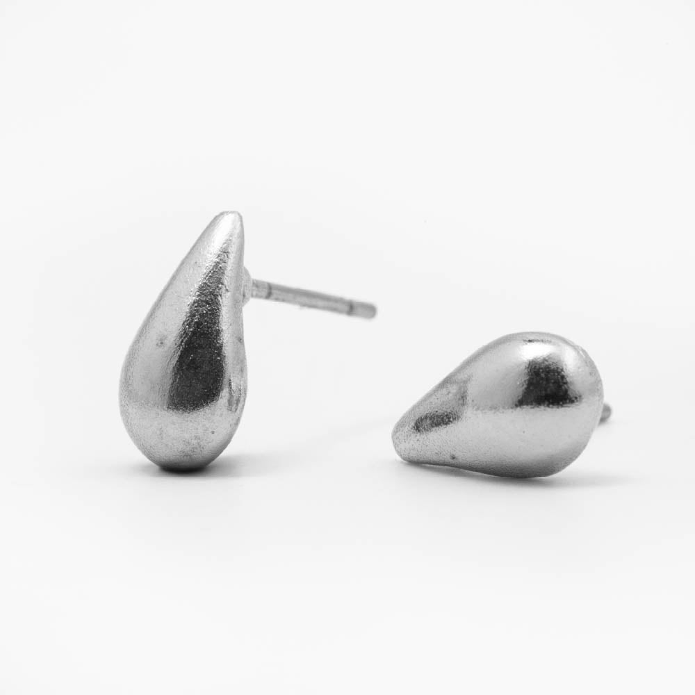 Aretes Topo Amore Plateado