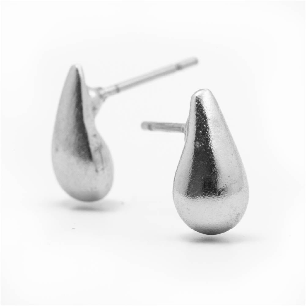 Aretes Topo Amore Plateado