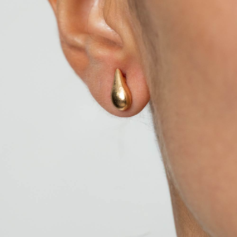 Aretes Topo Lumen Dorados