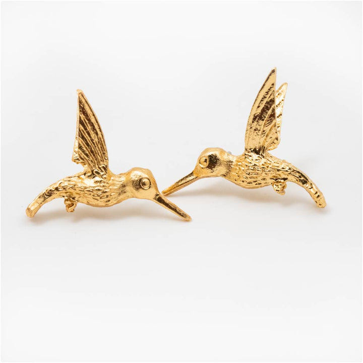 Aretes Topo Encuentro Dorado