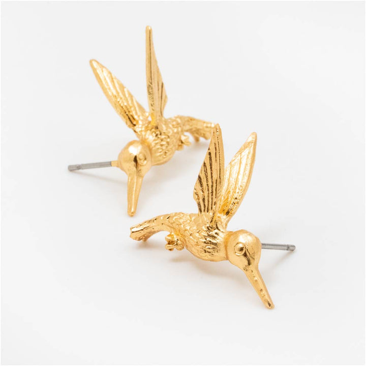 Aretes Topo Encuentro Dorado