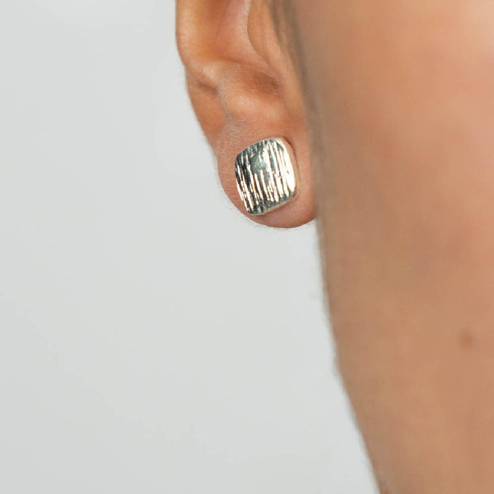Aretes Pulso Plateado