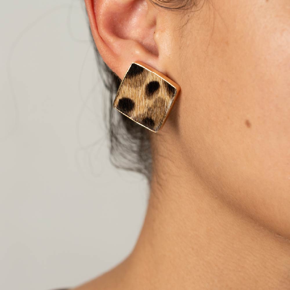 Aretes Topo Reflejo Nocturno