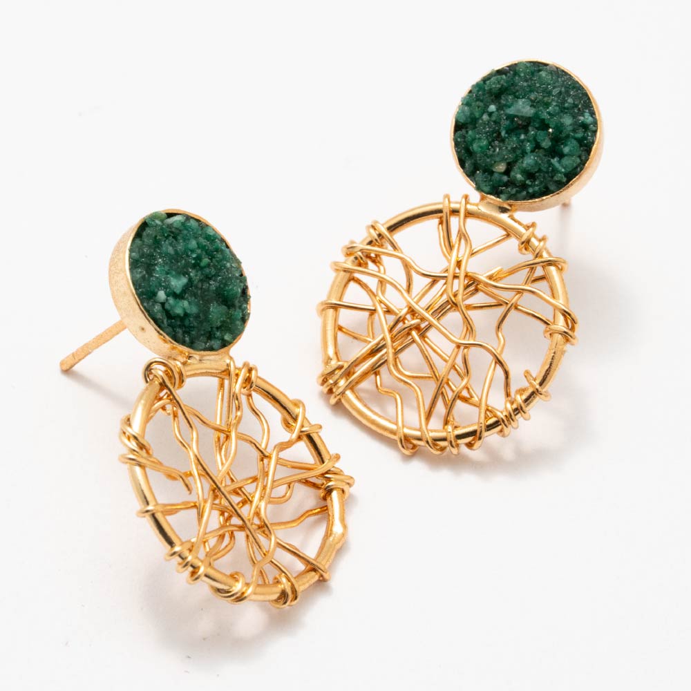 Aretes Tejido Interior