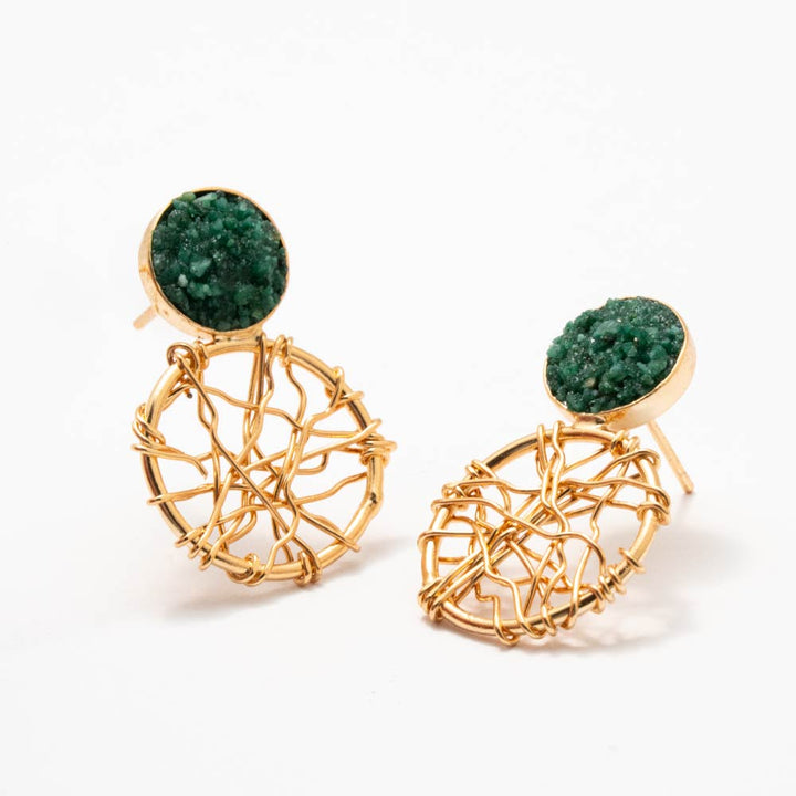 Aretes Tejido Interior