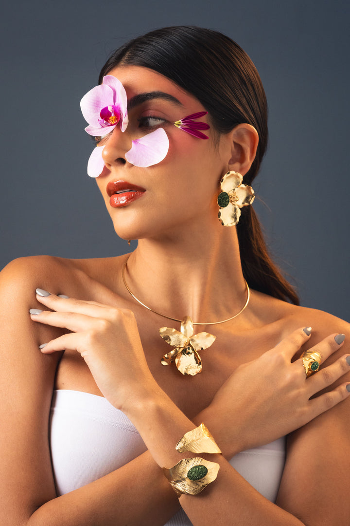 Aretes Flor Origen