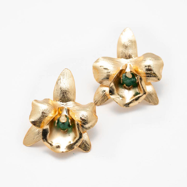 Aretes Auralia Dorados Para Mujer