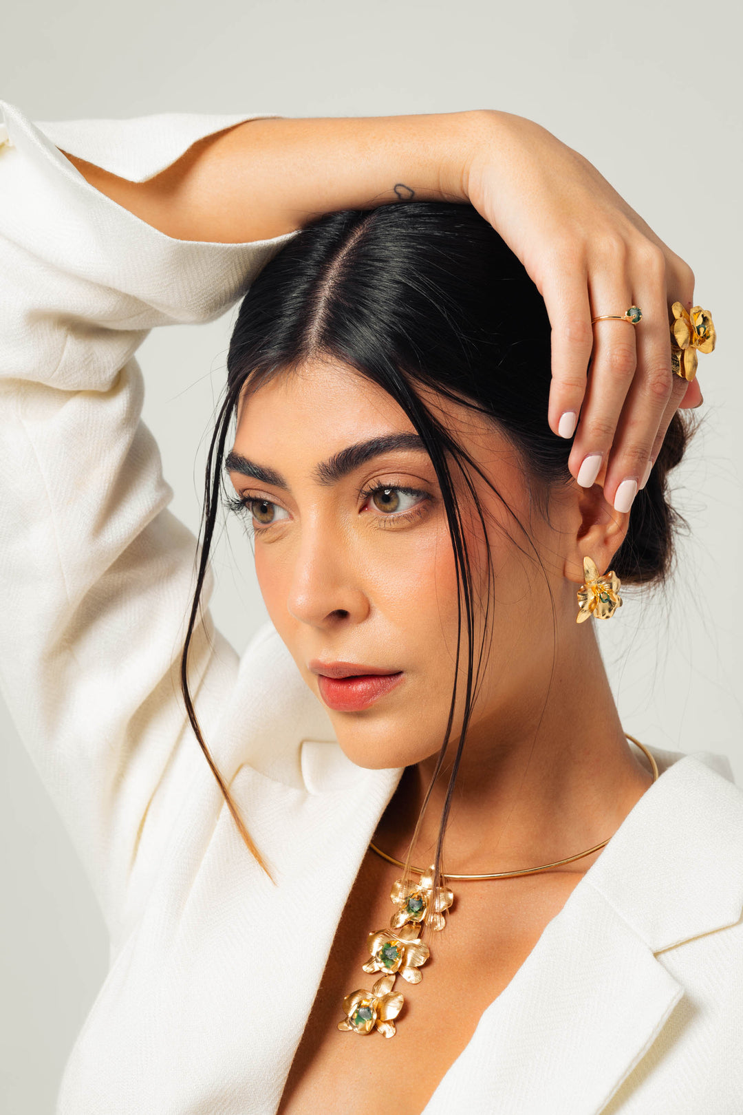 Aretes Auralia Dorados Para Mujer