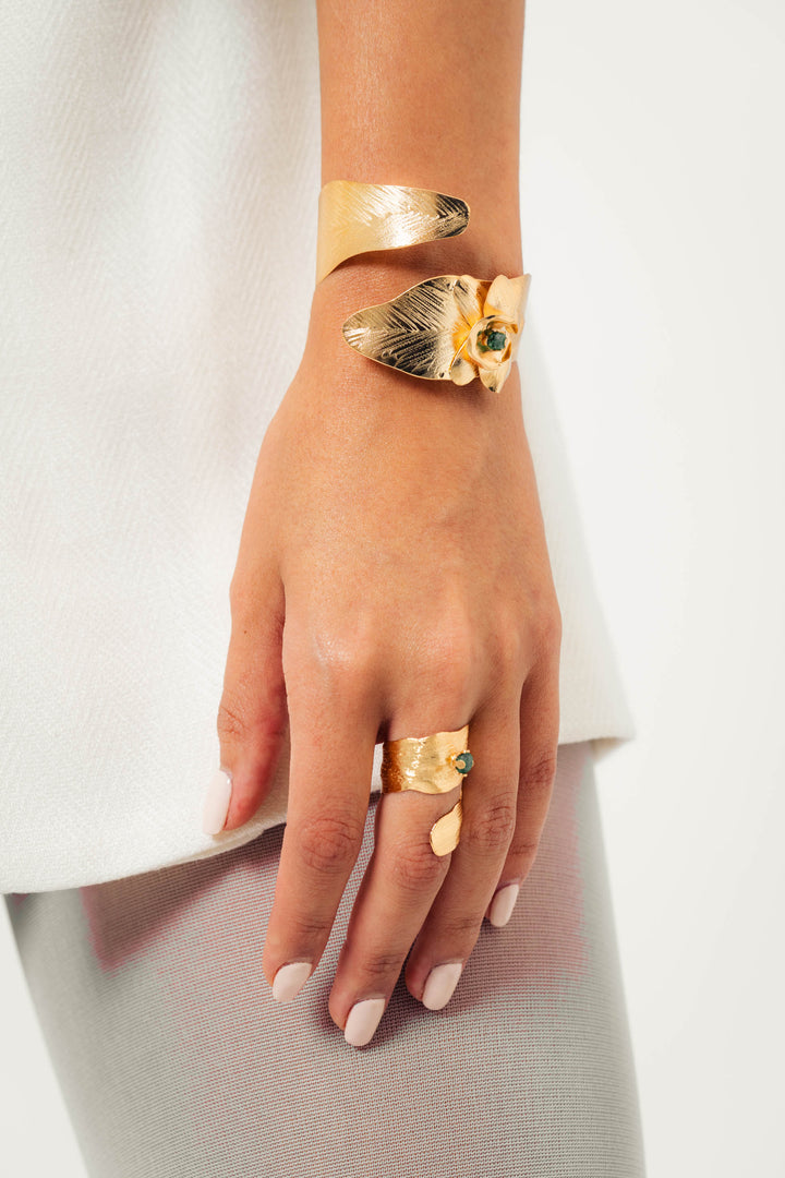 Brazalete Almaia Dorado Para Mujer