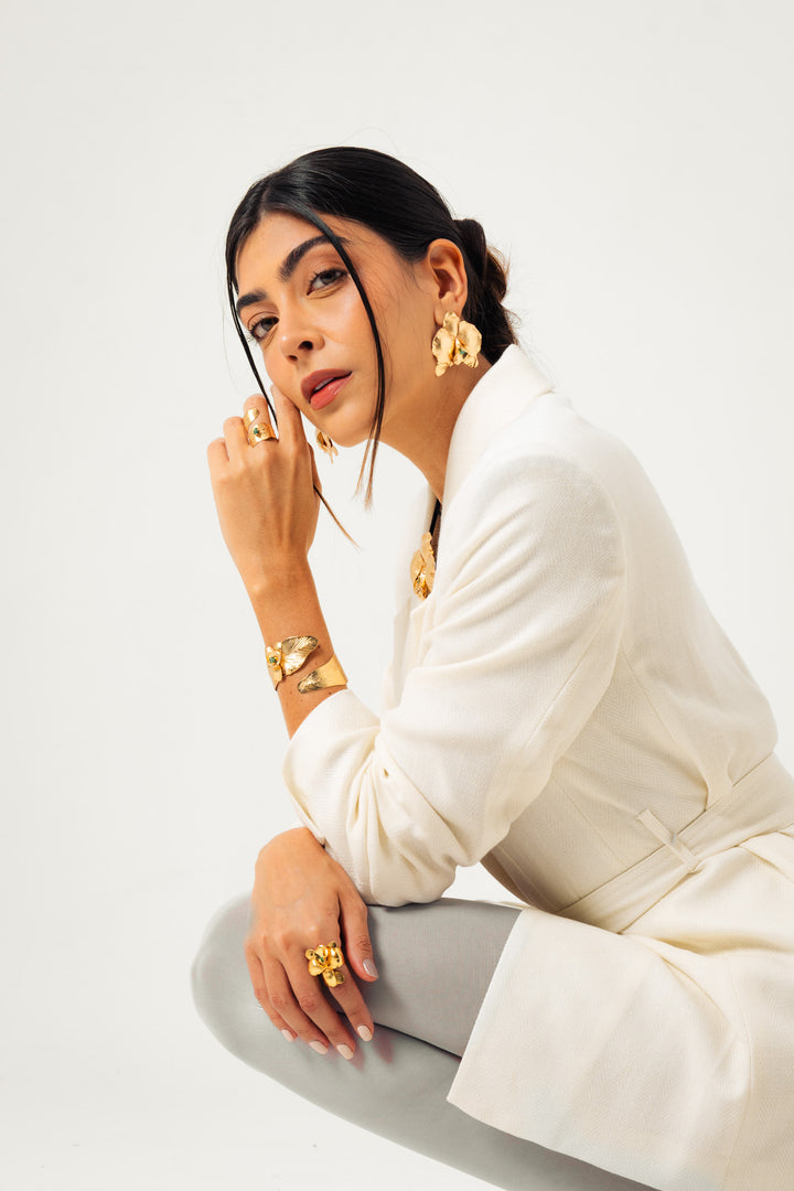 Brazalete Almaia Dorado Para Mujer