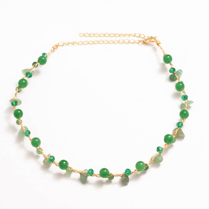 Collar Choker Verde Vitalidad