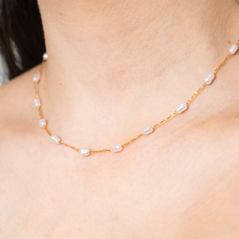 Collar Choker Dulce Perlado