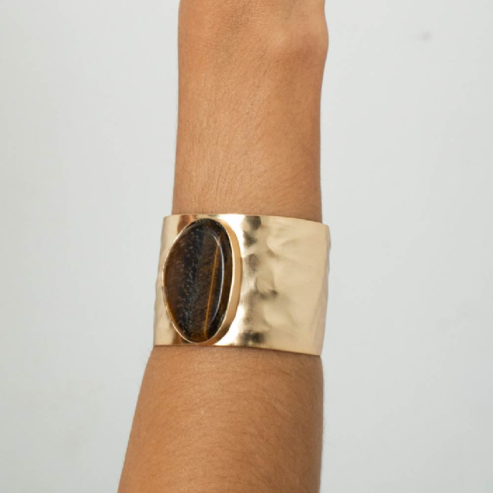 Brazalete Raíz Dorado