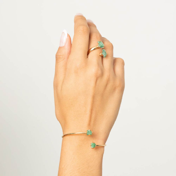 Pulsera Brazalete Umbral de Esmeralda