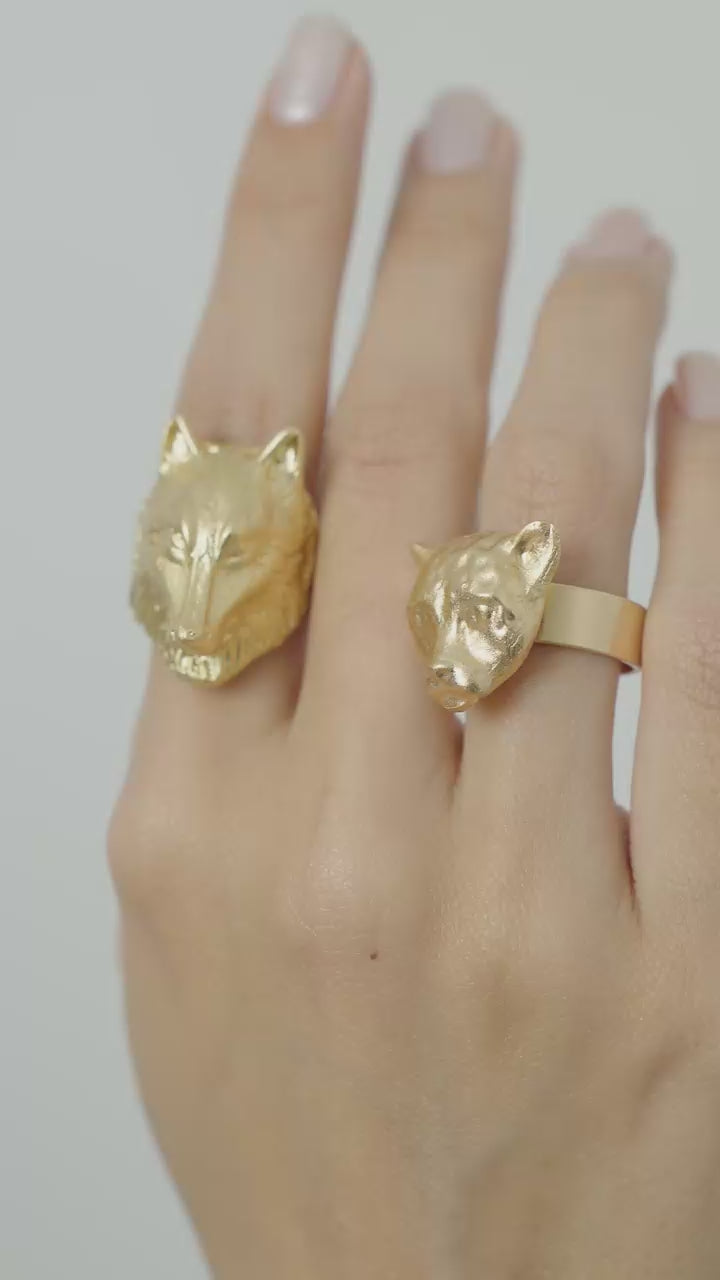 Anillo Zarpa Dorado