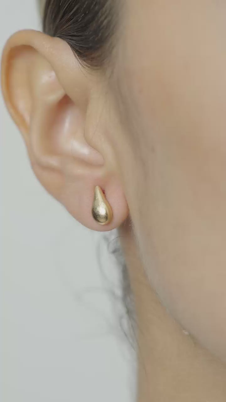 Aretes Topo Lumen Dorados