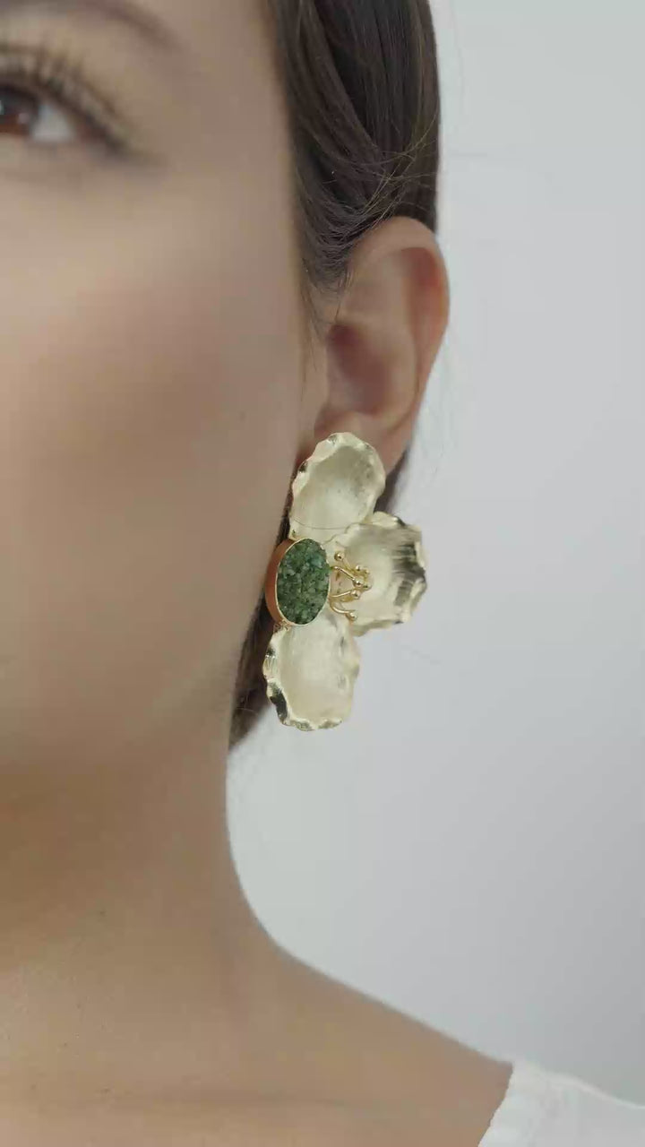 Aretes Flor Origen