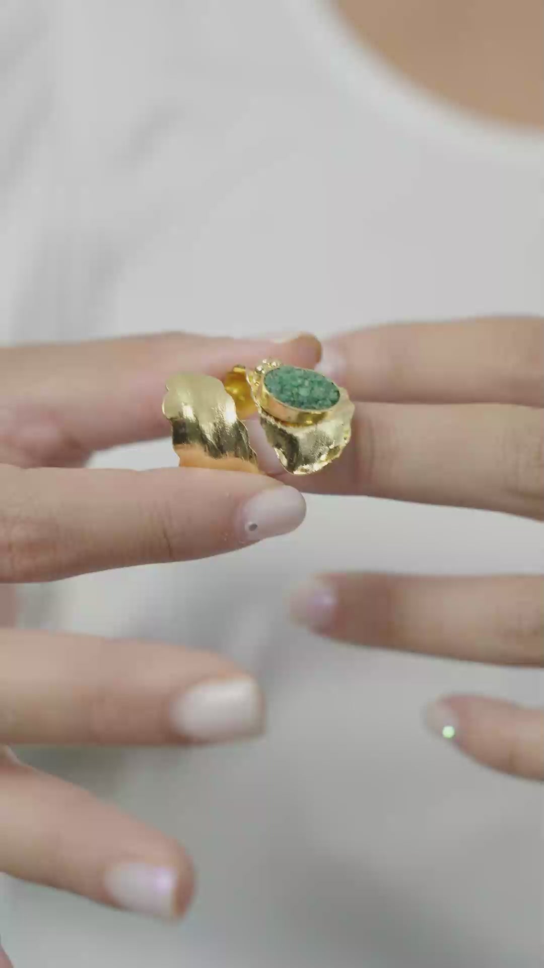Anillo Noria Dorado